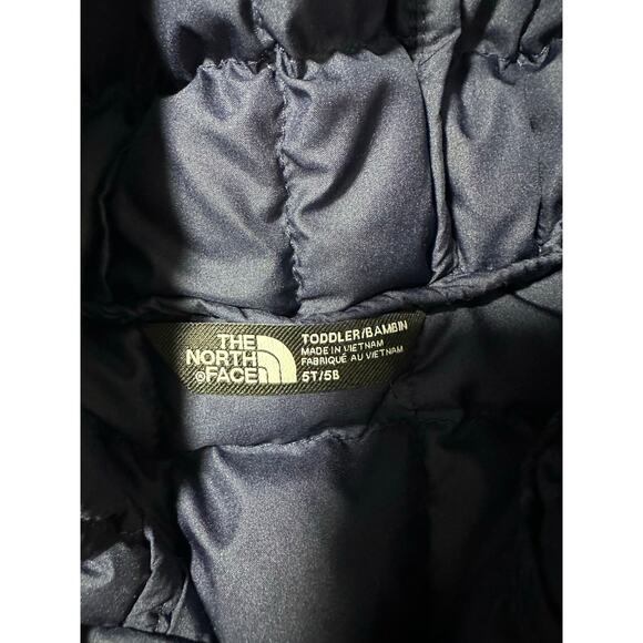 North Face Toddler Thermoball Quilted Puffer Kids Jacket Blue Size 5T - Picture 2 of 11